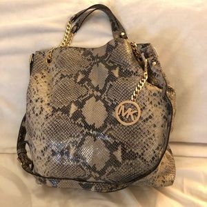 Michael Kors Python Embossed Bag